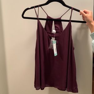 Lush brand. Dark purple tank blouse. Size S